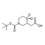 2-(4-Boc-1,1-dioxidothiomorpholin-2-yl)acetic Acid
