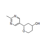 2-(2-Methylpyrimidin-5-yl)tetrahydro-2H-pyran-4-ol