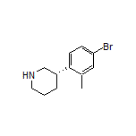 (S)-3-(4-Bromo-2-methylphenyl)piperidine