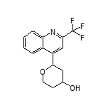 2-[2-(Trifluoromethyl)quinolin-4-yl]tetrahydro-2H-pyran-4-ol