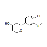 2-(4-Chloro-3-methoxyphenyl)tetrahydro-2H-pyran-4-ol