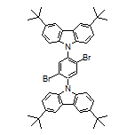 9,9’-(2,5-Dibromo-1,4-phenylene)bis(3,6-di-tert-butyl-9H-carbazole)