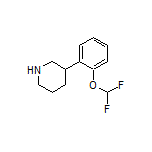 3-[2-(Difluoromethoxy)phenyl]piperidine