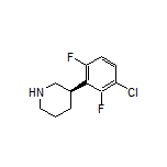 (R)-3-(3-Chloro-2,6-difluorophenyl)piperidine