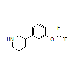 3-[3-(Difluoromethoxy)phenyl]piperidine