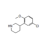 3-(5-Chloro-2-methoxyphenyl)piperidine