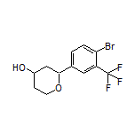 2-[4-Bromo-3-(trifluoromethyl)phenyl]tetrahydro-2H-pyran-4-ol