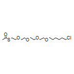 S-(18-Chloro-3,6,9,12-tetraoxaoctadecyl) Ethanethioate
