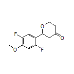 2-(2,5-Difluoro-4-methoxyphenyl)dihydro-2H-pyran-4(3H)-one