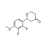 2-(2,3-Difluoro-4-methoxyphenyl)dihydro-2H-pyran-4(3H)-one