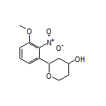 2-(3-Methoxy-2-nitrophenyl)tetrahydro-2H-pyran-4-ol