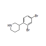 3-(2,4-Dibromophenyl)piperidine