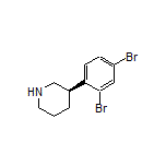 (R)-3-(2,4-Dibromophenyl)piperidine