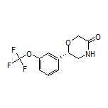 (S)-6-[3-(Trifluoromethoxy)phenyl]morpholin-3-one