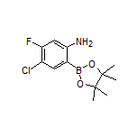 2-Amino-5-chloro-4-fluorophenylboronic Acid Pinacol Ester