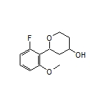 2-(2-Fluoro-6-methoxyphenyl)tetrahydro-2H-pyran-4-ol