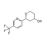 2-[5-(Trifluoromethyl)pyridin-2-yl]tetrahydro-2H-pyran-4-ol