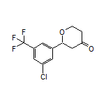 2-[3-Chloro-5-(trifluoromethyl)phenyl]dihydro-2H-pyran-4(3H)-one