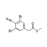 Methyl 2-(3,5-Dibromo-4-cyanophenyl)acetate