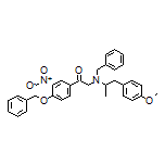 2-[Benzyl[1-(4-methoxyphenyl)propan-2-yl]amino]-1-[4-(benzyloxy)-3-nitrophenyl]ethanone