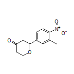 2-(3-Methyl-4-nitrophenyl)dihydro-2H-pyran-4(3H)-one