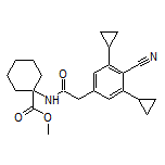 Methyl 1-[2-(4-Cyano-3,5-dicyclopropylphenyl)acetamido]cyclohexane-1-carboxylate