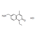 6-(Aminomethyl)-1-ethyl-4-methylquinolin-2(1H)-one Hydrochloride