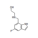2-[[(5-Fluoro-1H-indol-7-yl)methyl]amino]ethan-1-ol