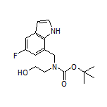 2-[Boc[(5-fluoro-1H-indol-7-yl)methyl]amino]ethan-1-ol