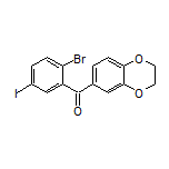 (2-Bromo-5-iodophenyl)(2,3-dihydrobenzo[b][1,4]dioxin-6-yl)methanone