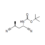 (2S,4S)-2-(Boc-amino)-4-methylpentanedinitrile