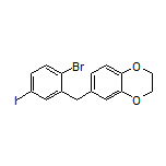 6-(2-Bromo-5-iodobenzyl)-2,3-dihydrobenzo[b][1,4]dioxine