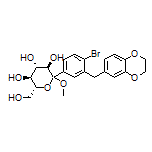 (3R,4S,5S,6R)-2-[4-Bromo-3-[(2,3-dihydrobenzo[b][1,4]dioxin-6-yl)methyl]phenyl]-6-(hydroxymethyl)-2-methoxytetrahydro-2H-pyran-3,4,5-triol