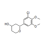 2-(3-Chloro-4,5-dimethoxyphenyl)tetrahydro-2H-pyran-4-ol