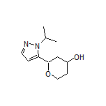 2-(1-Isopropyl-1H-pyrazol-5-yl)tetrahydro-2H-pyran-4-ol