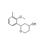 2-(2-Methoxy-3-methylphenyl)tetrahydro-2H-pyran-4-ol