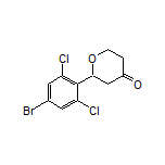 2-(4-Bromo-2,6-dichlorophenyl)dihydro-2H-pyran-4(3H)-one