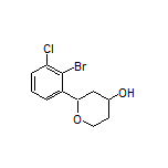 2-(2-Bromo-3-chlorophenyl)tetrahydro-2H-pyran-4-ol