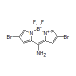 10-Amino-2,8-dibromo-5,5-difluoro-5H-dipyrrolo[1,2-c:2’,1’-f][1,3,2]diazaborinin-4-ium-5-uide