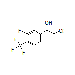 2-Chloro-1-[3-fluoro-4-(trifluoromethyl)phenyl]ethanol
