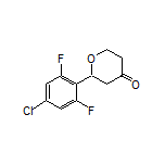 2-(4-Chloro-2,6-difluorophenyl)dihydro-2H-pyran-4(3H)-one