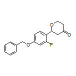 2-[4-(Benzyloxy)-2-fluorophenyl]dihydro-2H-pyran-4(3H)-one
