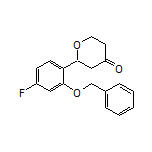 2-[2-(Benzyloxy)-4-fluorophenyl]dihydro-2H-pyran-4(3H)-one