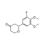 2-(3-Fluoro-4,5-dimethoxyphenyl)dihydro-2H-pyran-4(3H)-one
