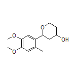 2-(4,5-Dimethoxy-2-methylphenyl)tetrahydro-2H-pyran-4-ol