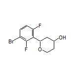 2-(3-Bromo-2,6-difluorophenyl)tetrahydro-2H-pyran-4-ol