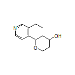 2-(3-Ethylpyridin-4-yl)tetrahydro-2H-pyran-4-ol