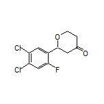 2-(4,5-Dichloro-2-fluorophenyl)dihydro-2H-pyran-4(3H)-one