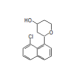 2-(8-Chloronaphthalen-1-yl)tetrahydro-2H-pyran-4-ol