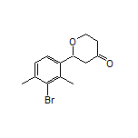 2-(3-Bromo-2,4-dimethylphenyl)dihydro-2H-pyran-4(3H)-one